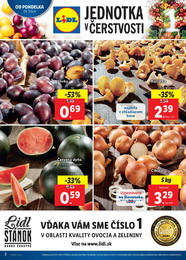 2. stránka Lidl letáku