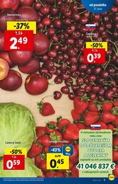 3. stránka Lidl letáku