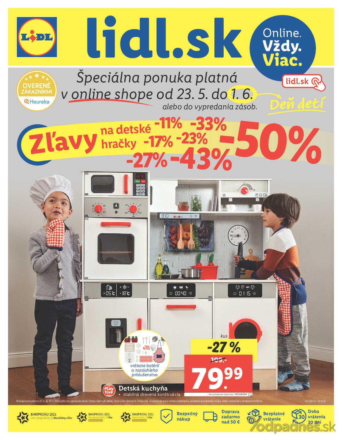 1. stránka Lidl letáku