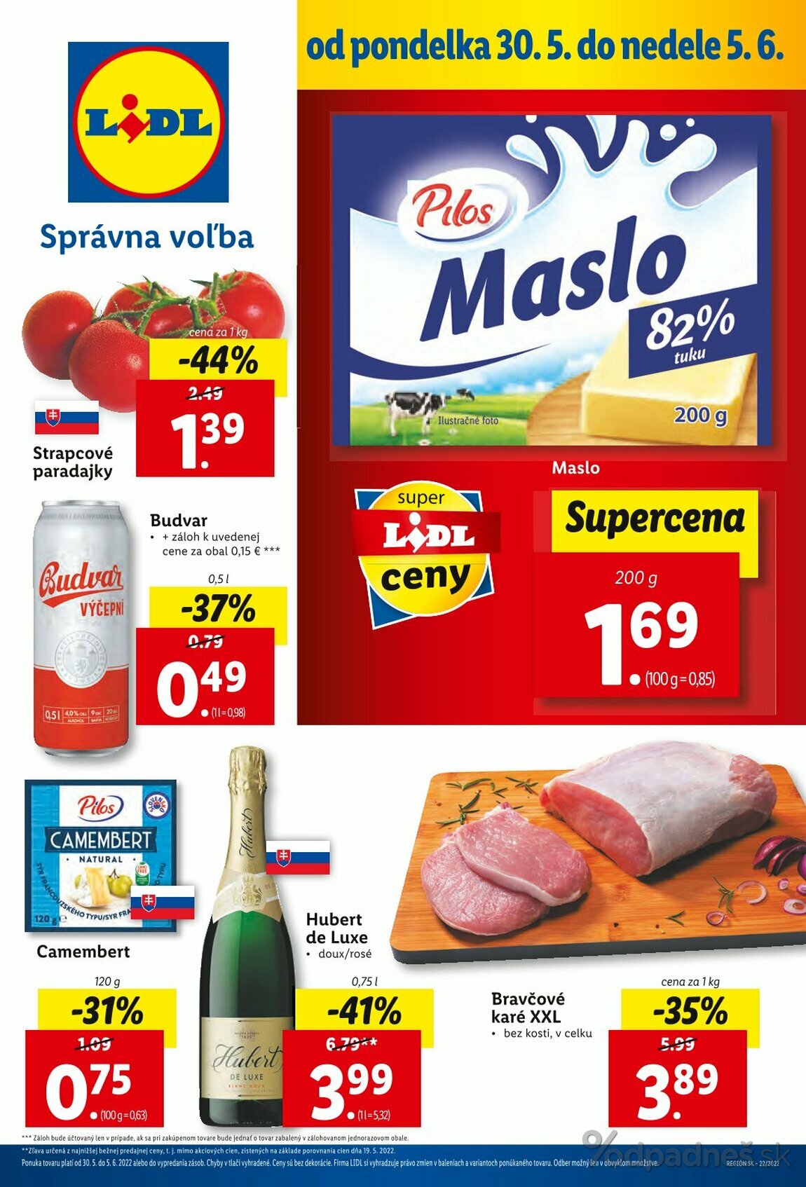 1. stránka Lidl letáku