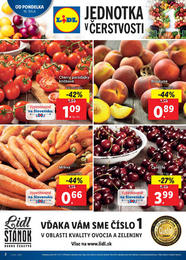2. stránka Lidl letáku