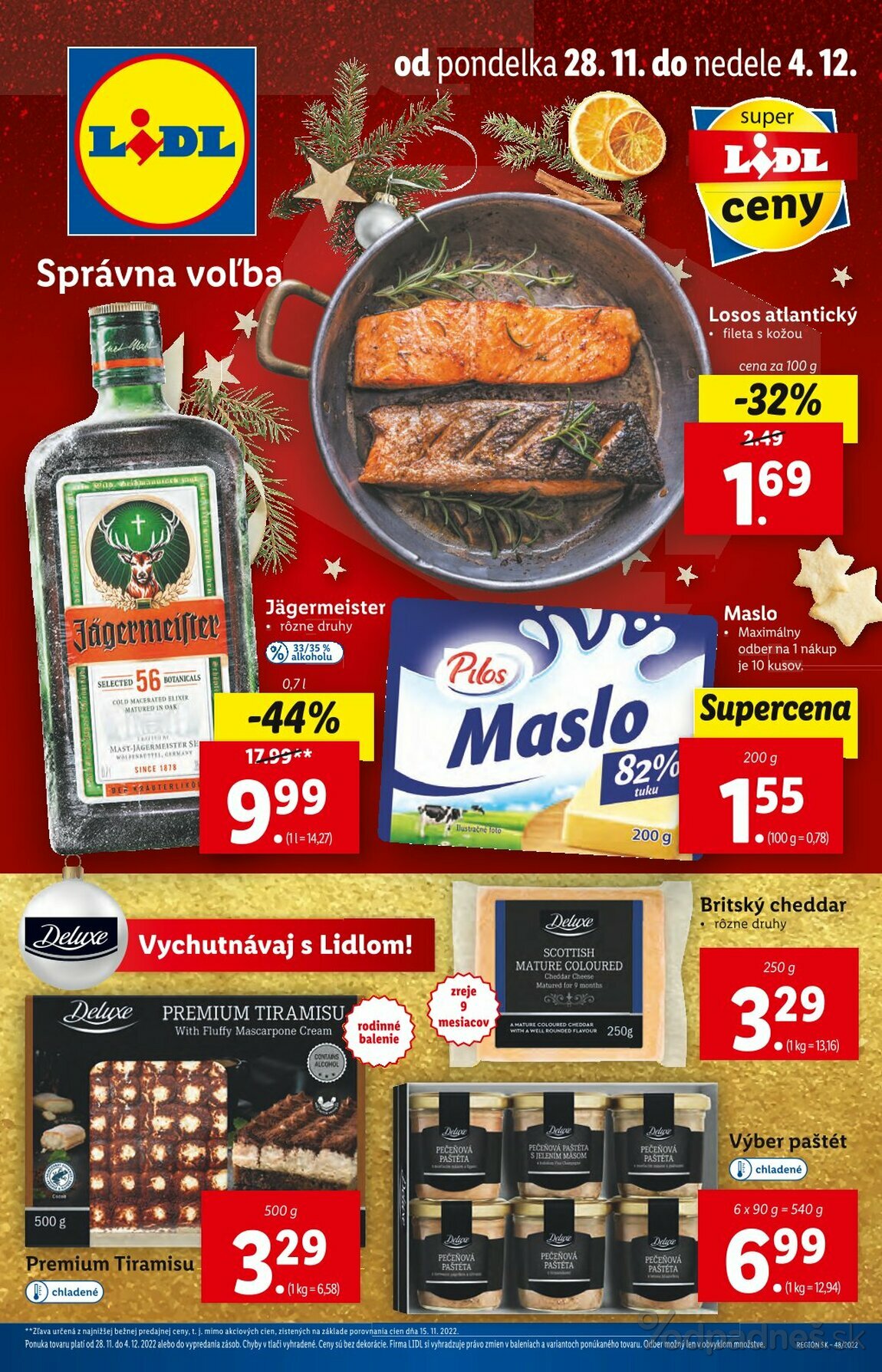 1. stránka Lidl letáku