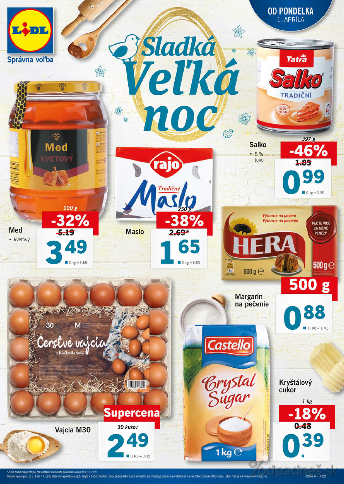 1. stránka Lidl letáku