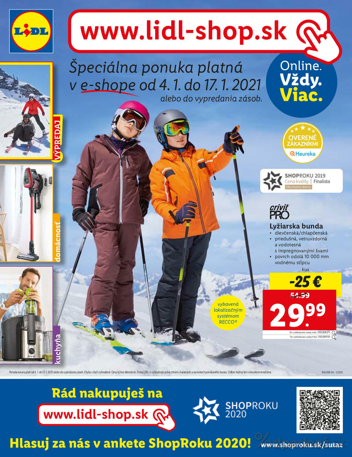 1. stránka Lidl letáku