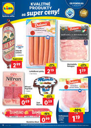 14. stránka Lidl letáku