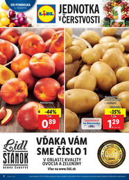 2. stránka Lidl letáku