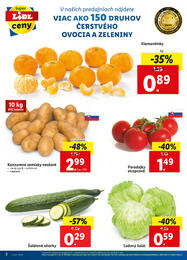 2. stránka Lidl letáku