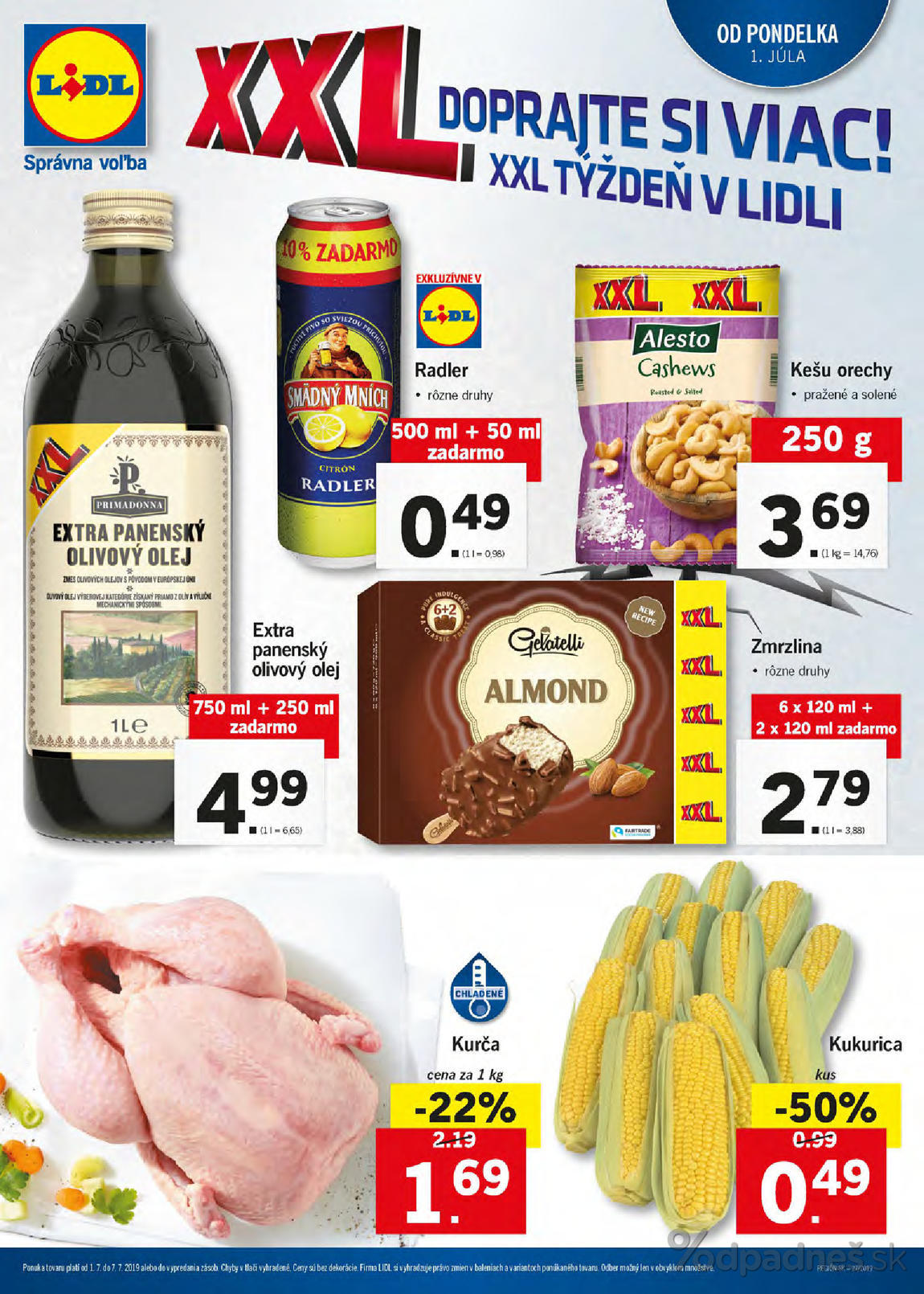 1. stránka Lidl letáku