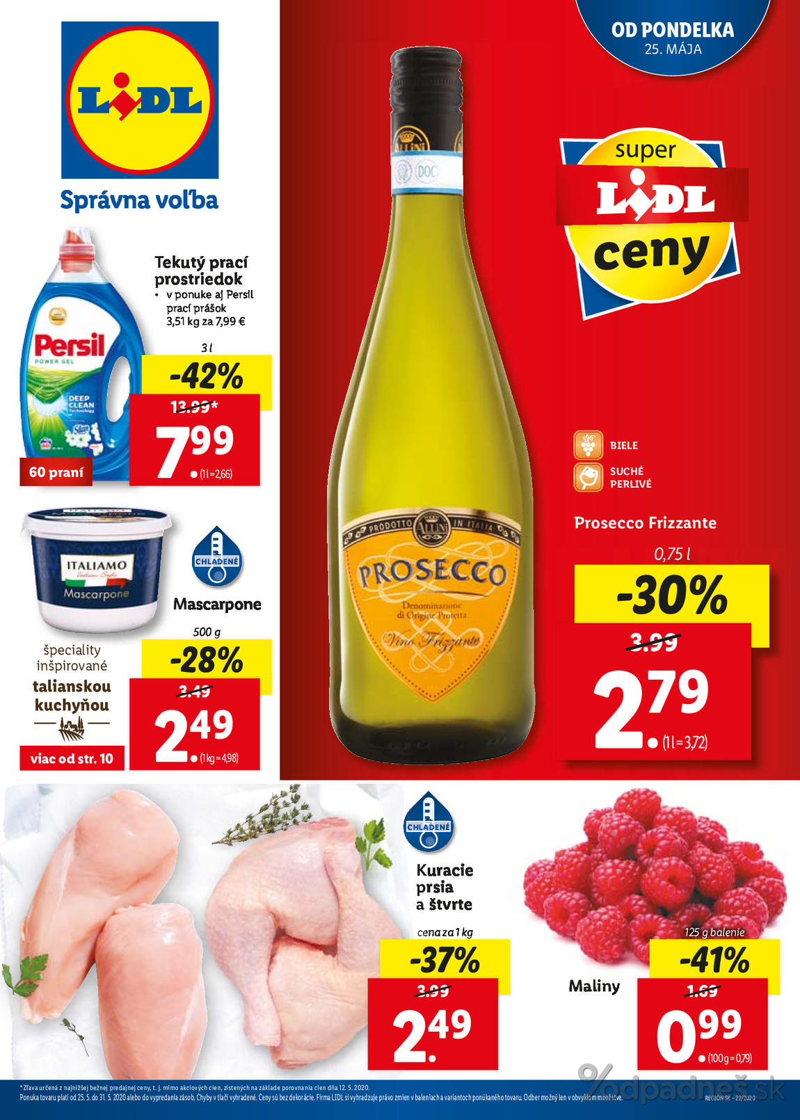 1. stránka Lidl letáku