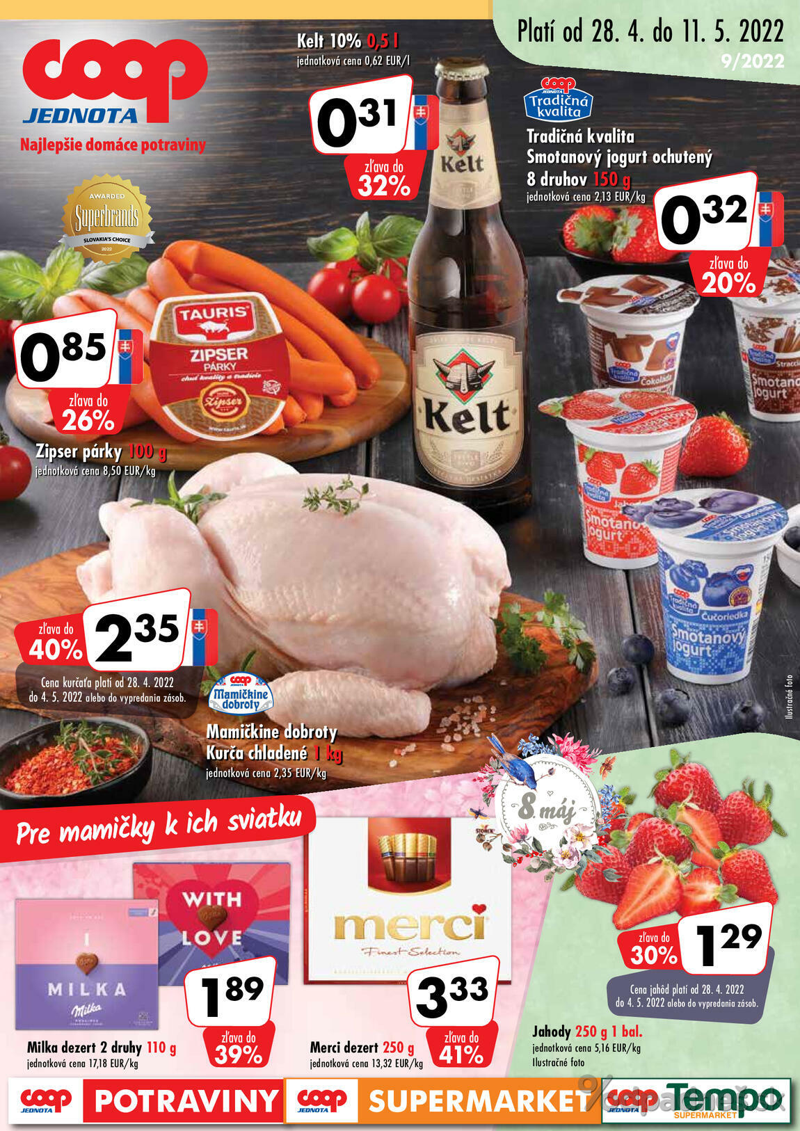 1. stránka Coop letáku