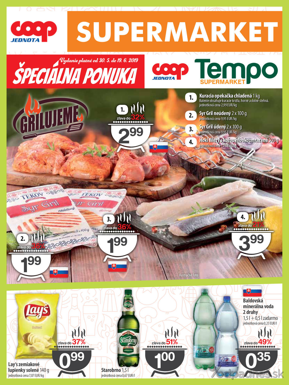 1. stránka Coop letáku