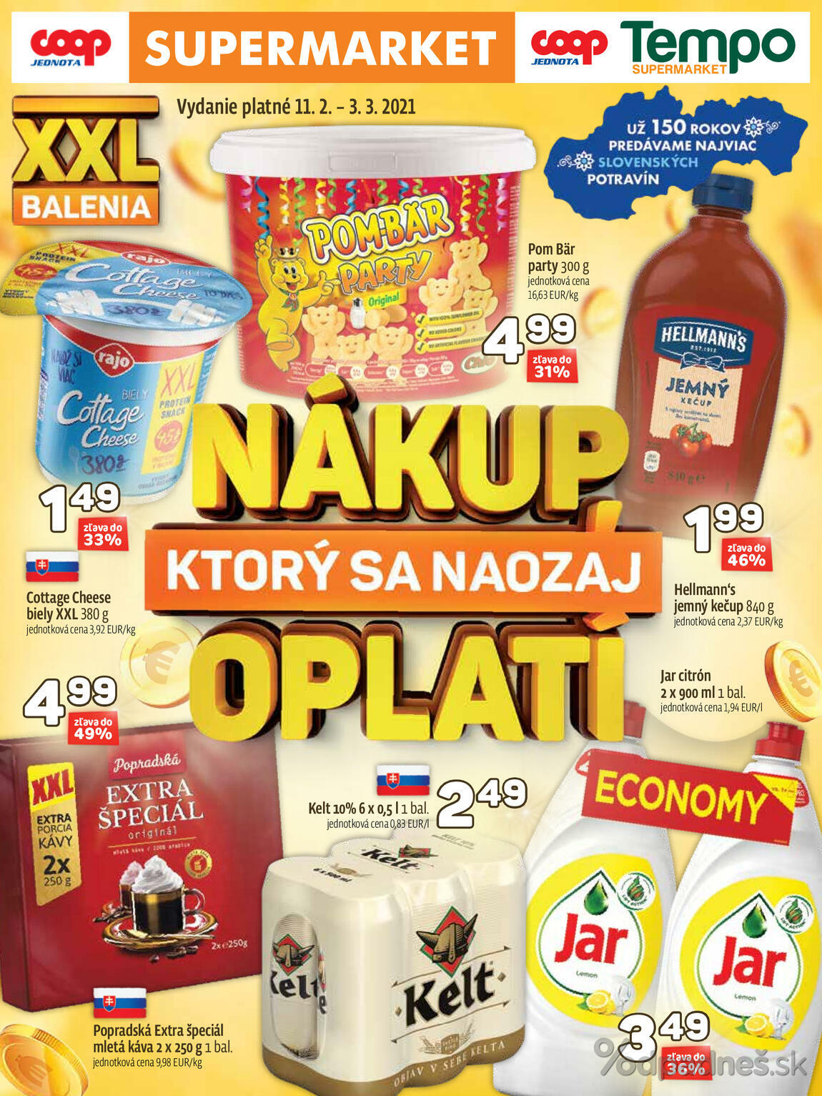 1. stránka Coop letáku