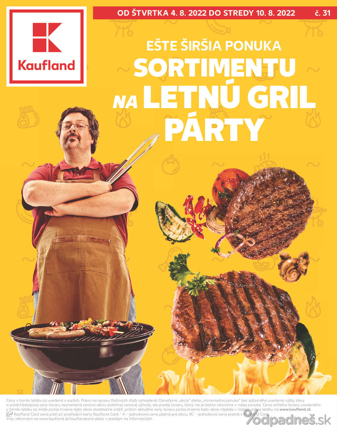 1. stránka Kaufland letáku