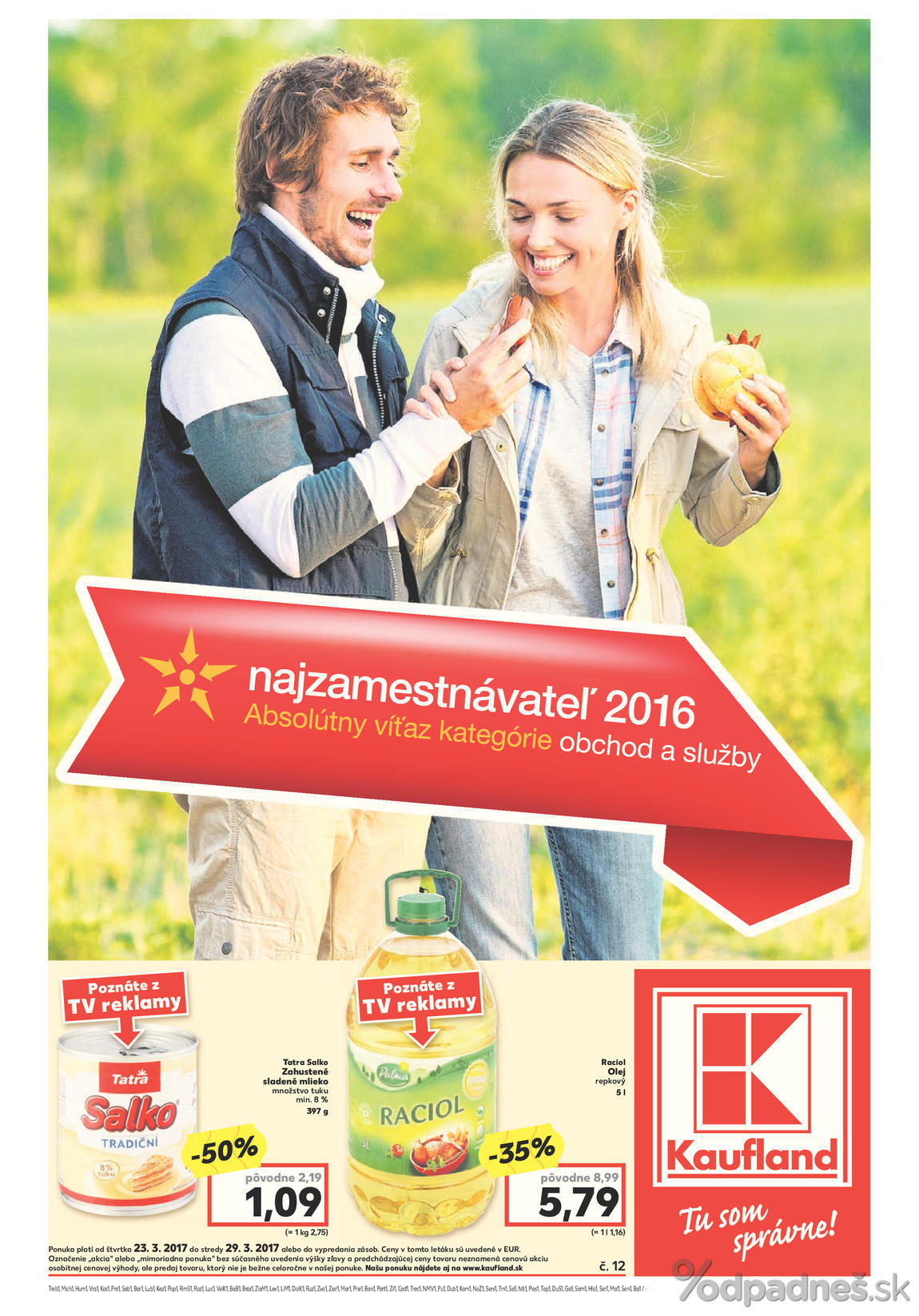 1. stránka Kaufland letáku