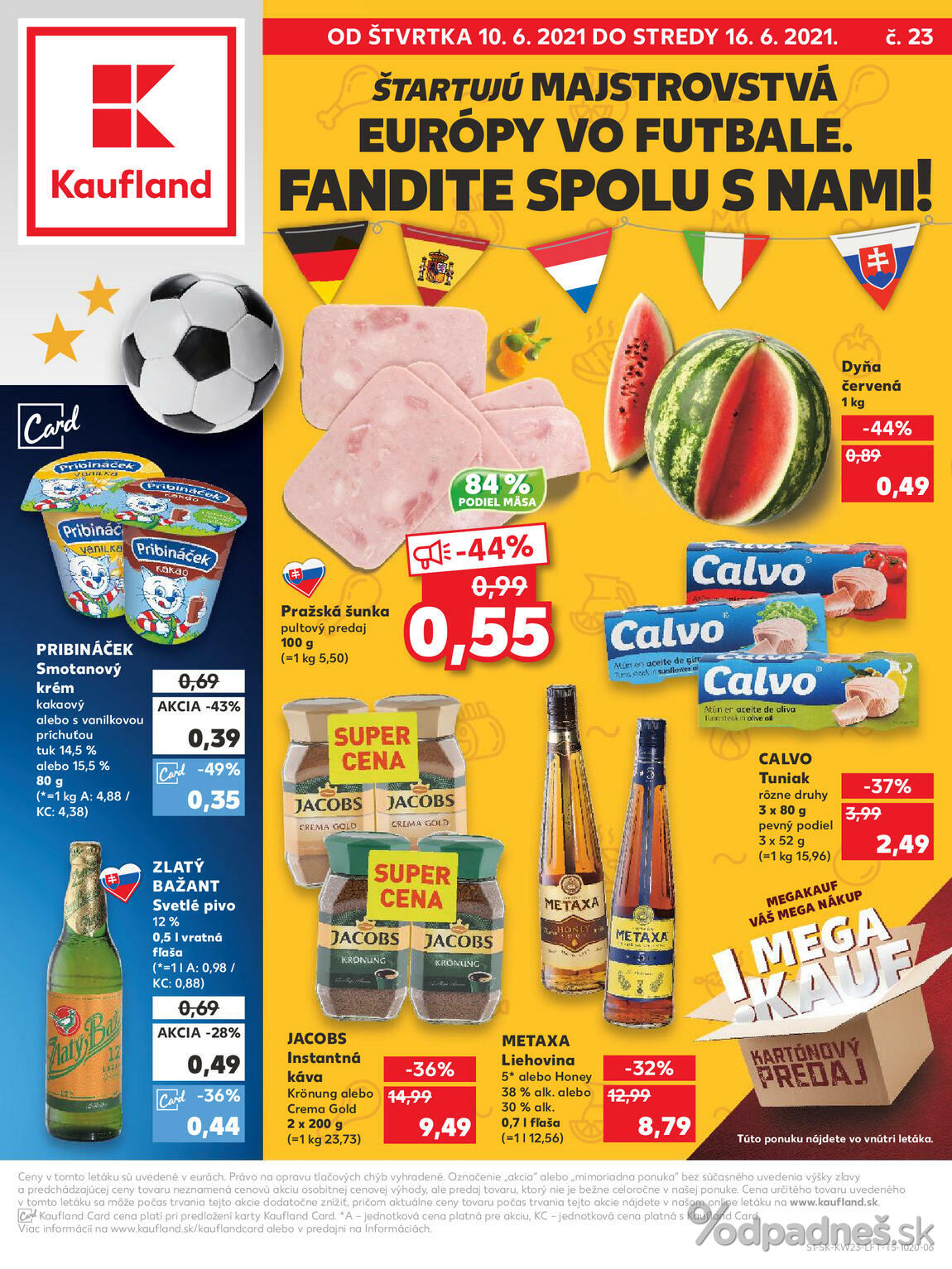 1. stránka Kaufland letáku