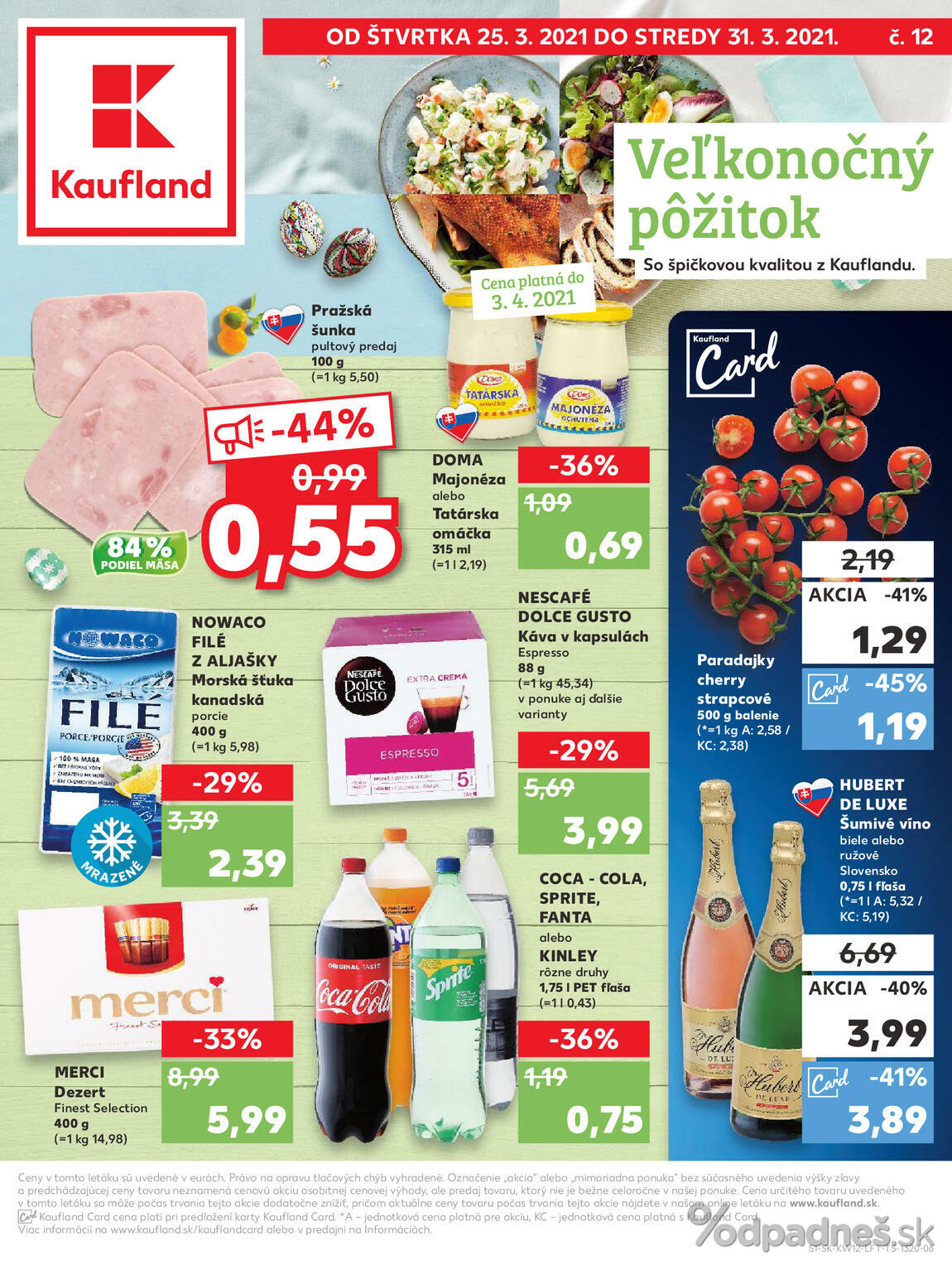 1. stránka Kaufland letáku