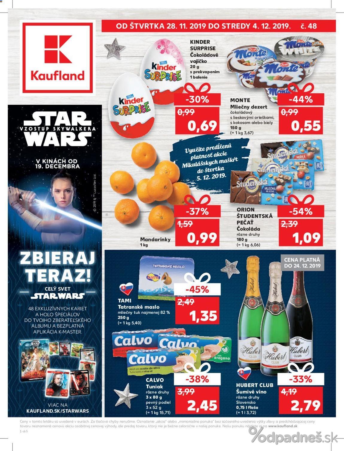 1. stránka Kaufland letáku