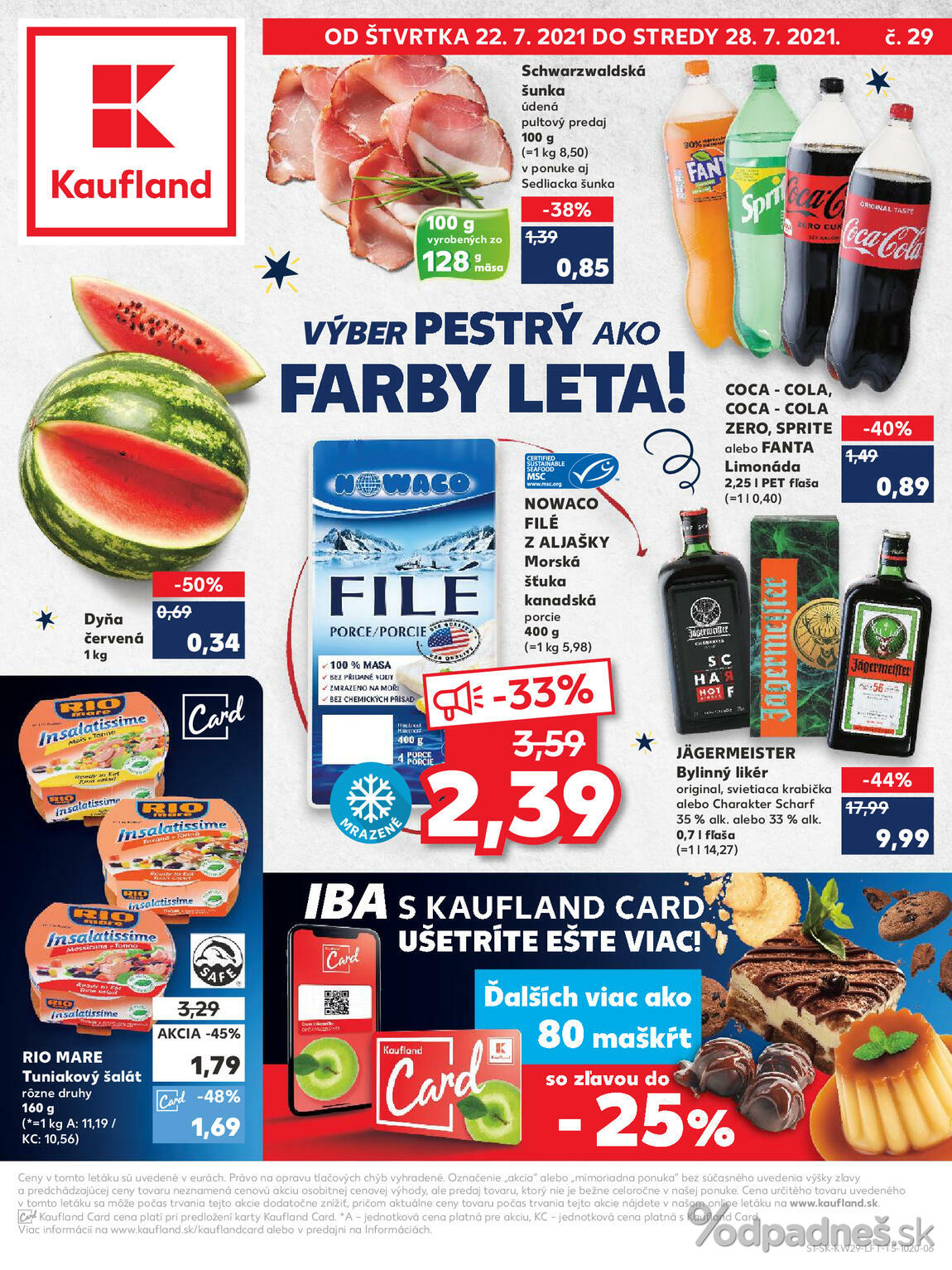 1. stránka Kaufland letáku