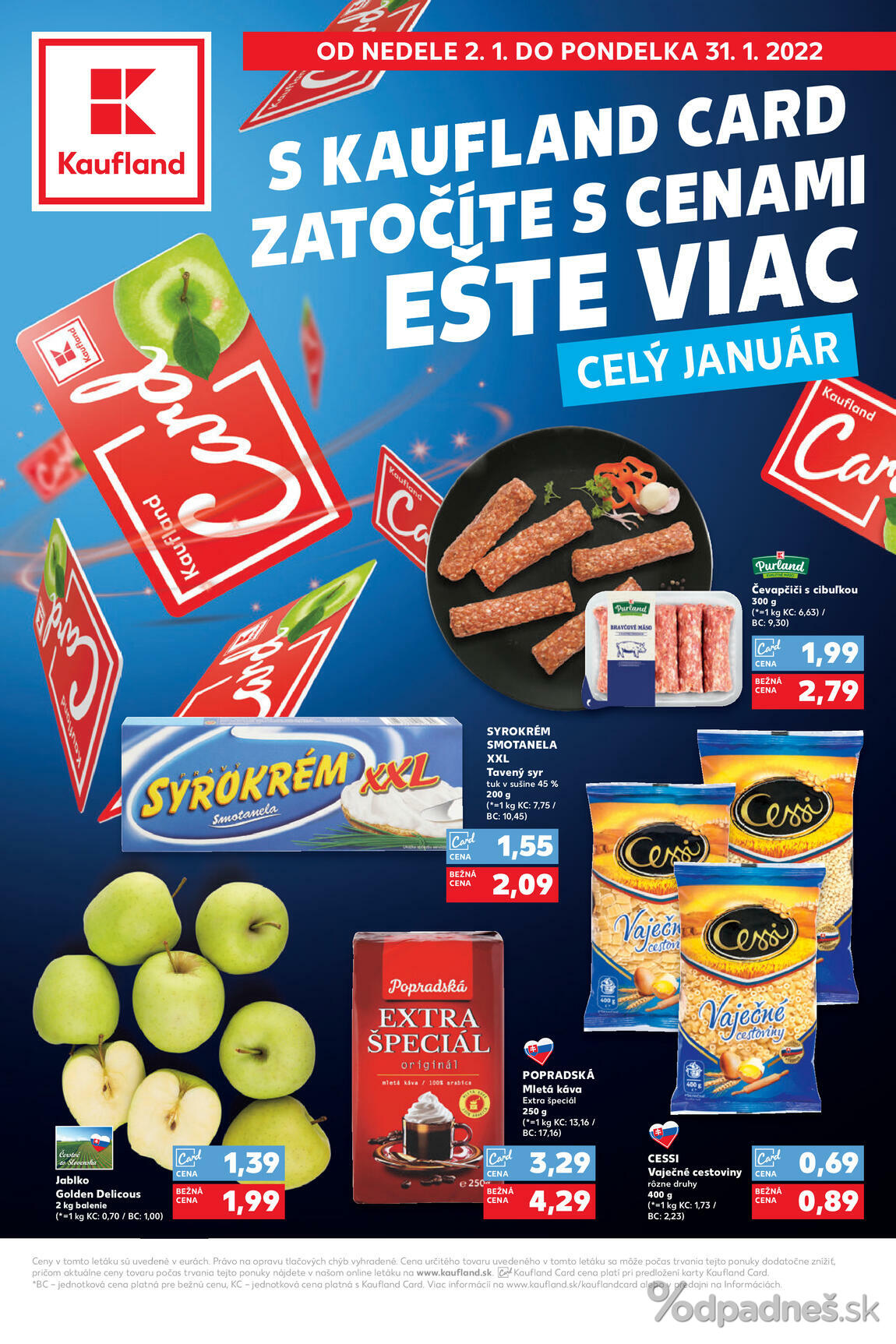 1. stránka Kaufland letáku