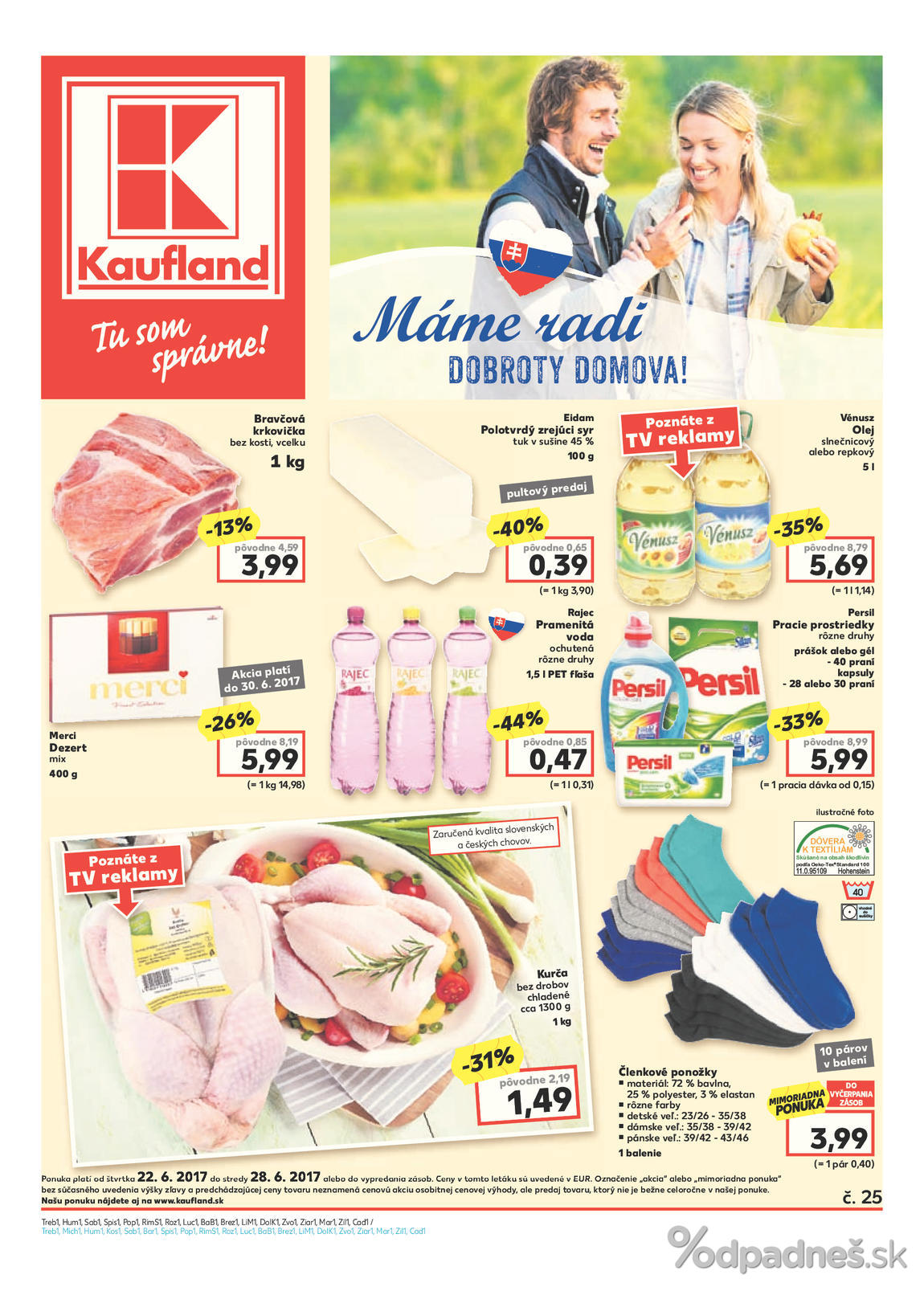1. stránka Kaufland letáku