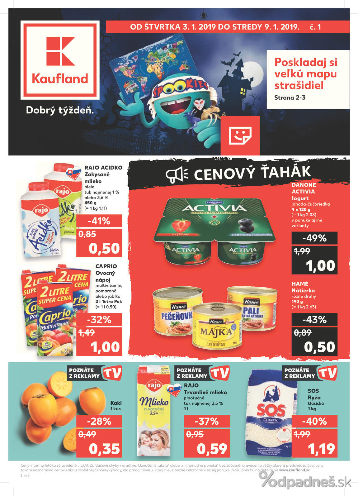 1. stránka Kaufland letáku