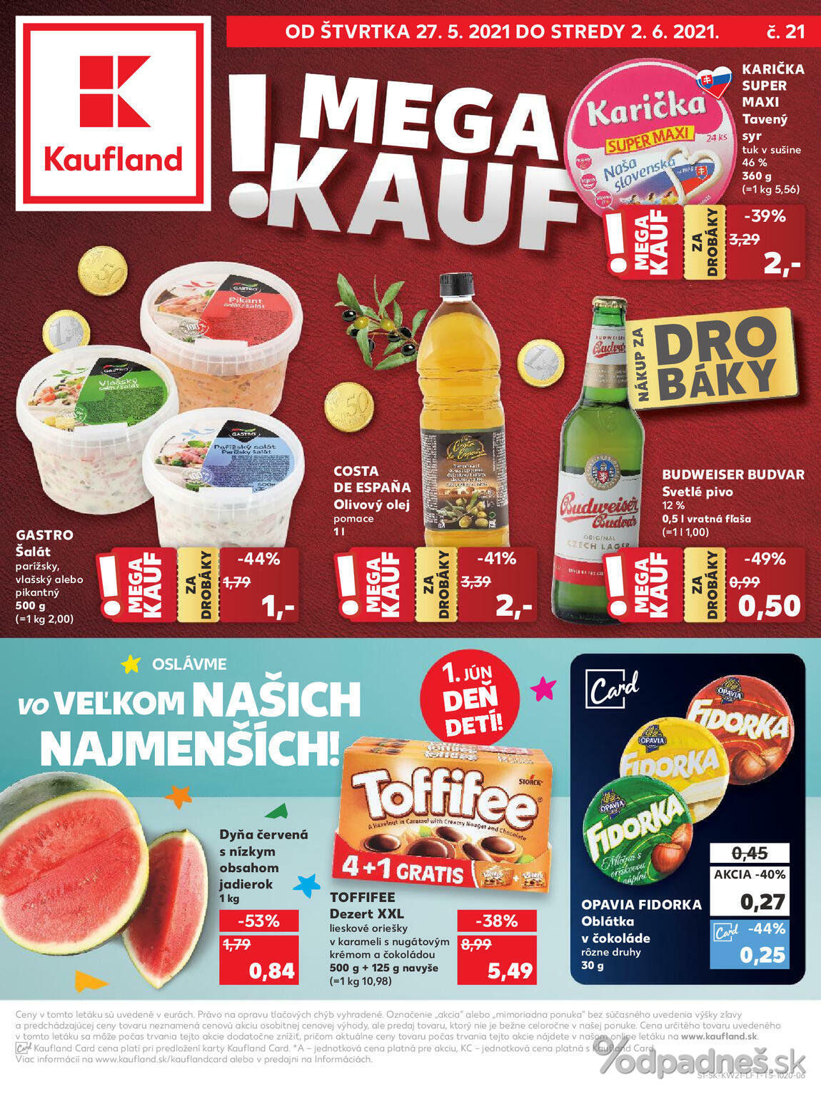 1. stránka Kaufland letáku