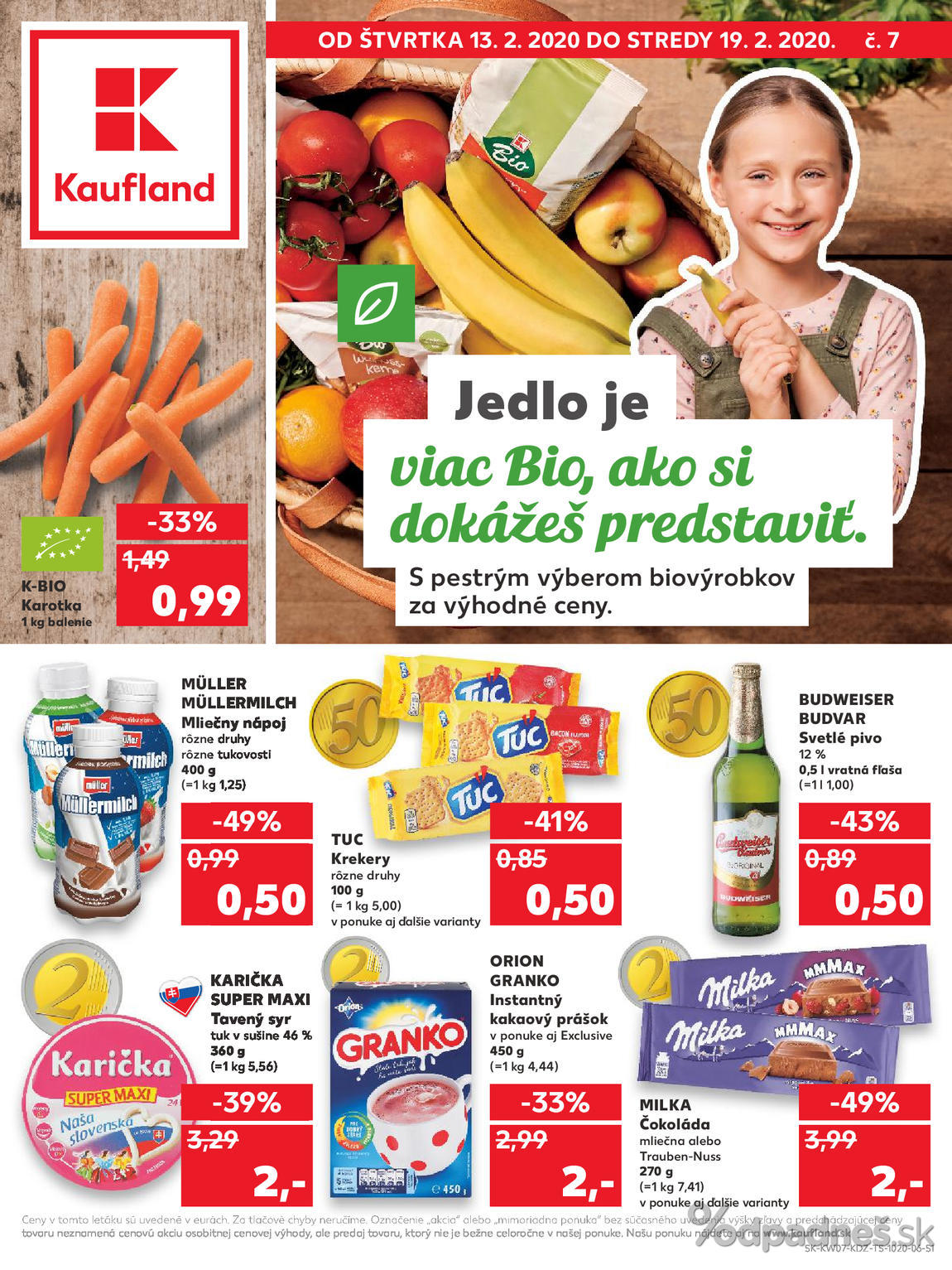 1. stránka Kaufland letáku