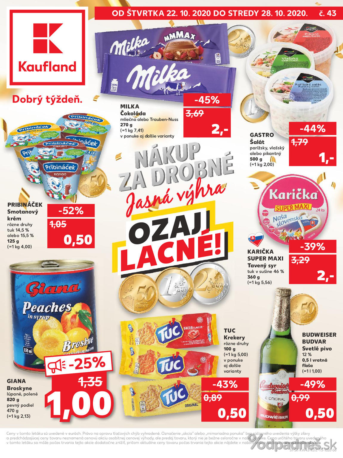 1. stránka Kaufland letáku