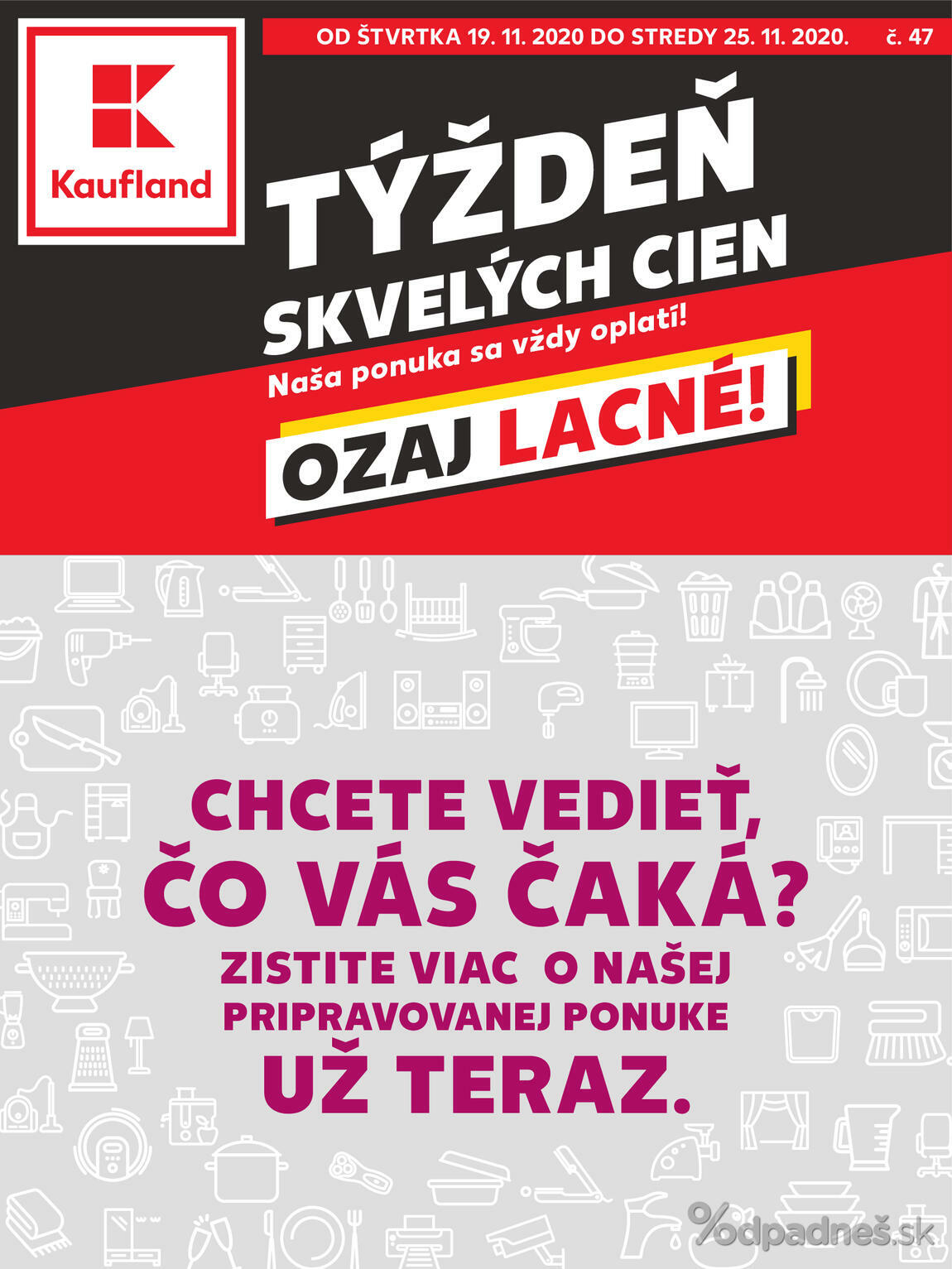 1. stránka Kaufland letáku
