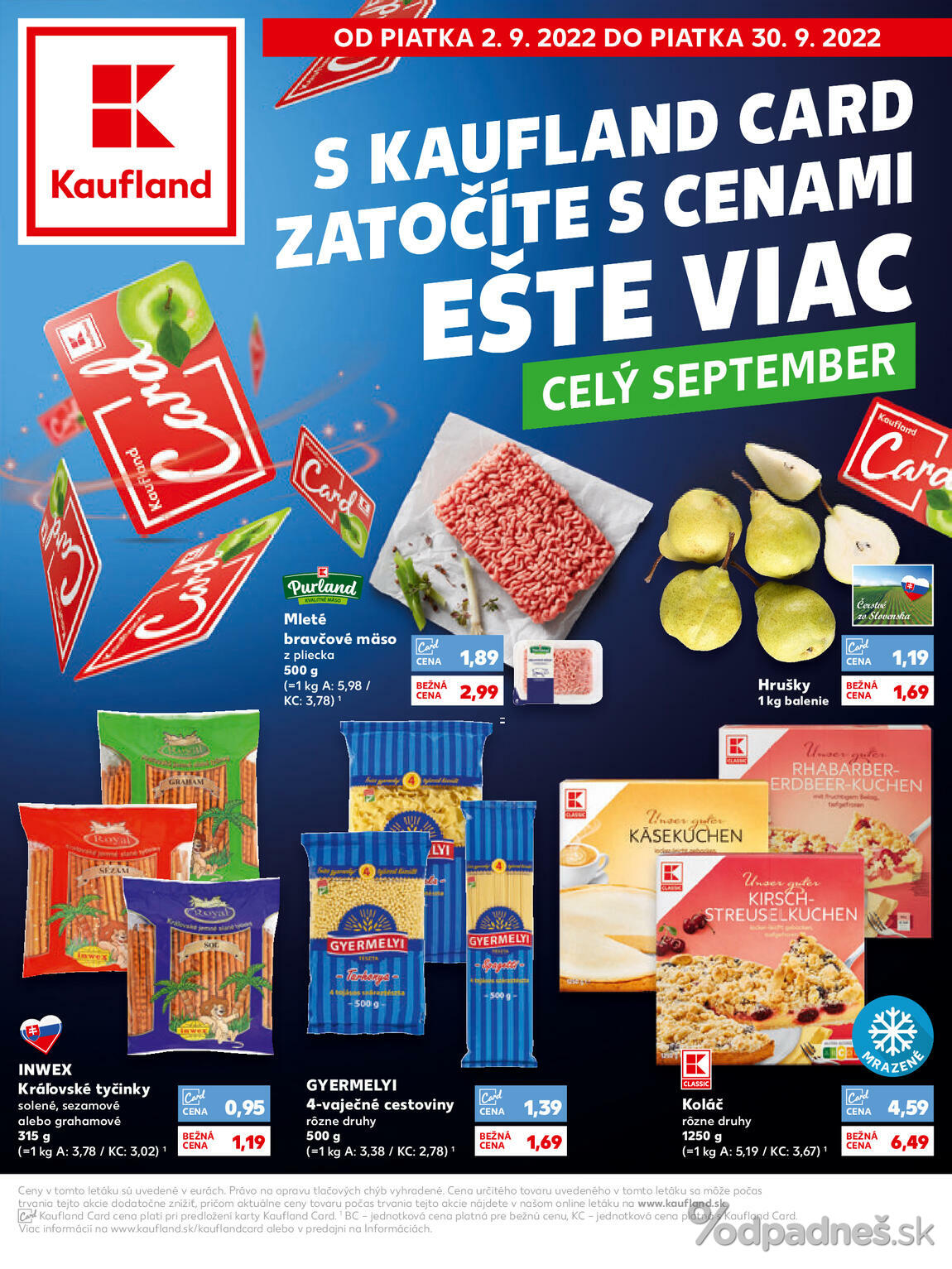 1. stránka Kaufland letáku