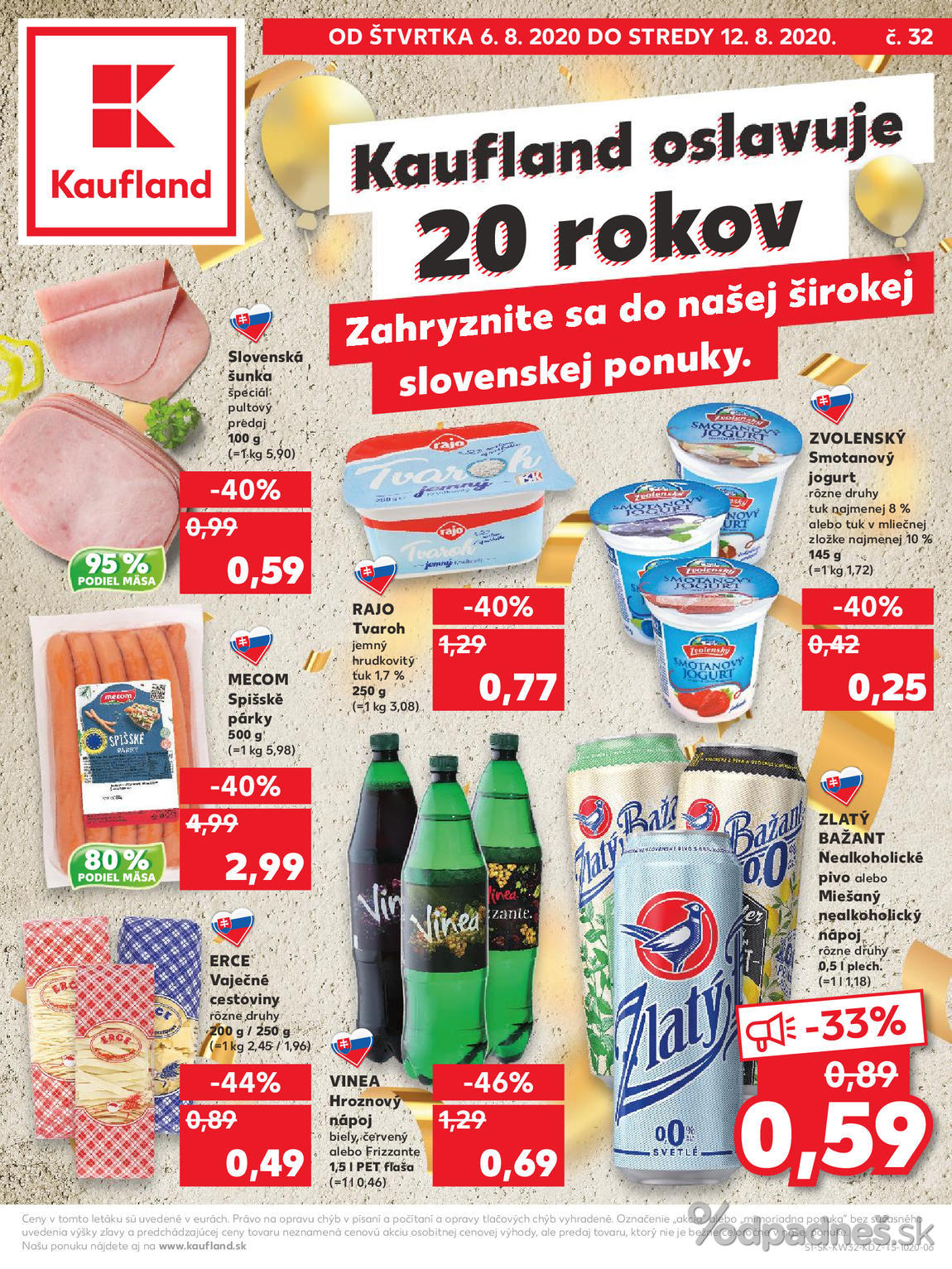 1. stránka Kaufland letáku