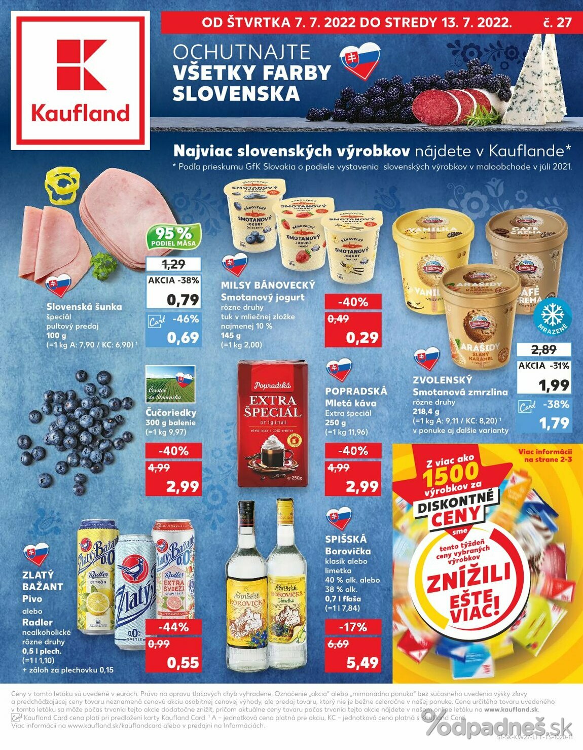 1. stránka Kaufland letáku