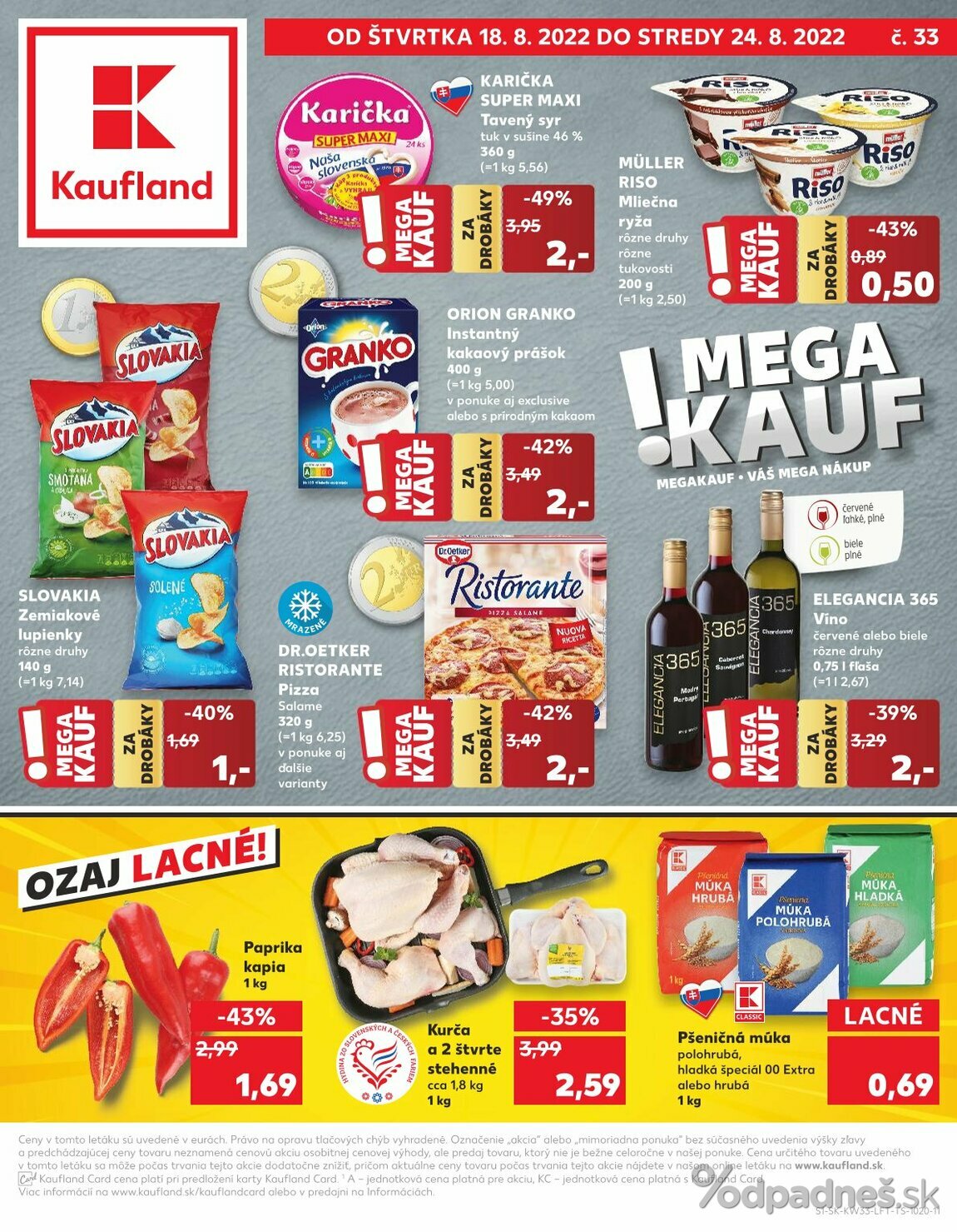 1. stránka Kaufland letáku