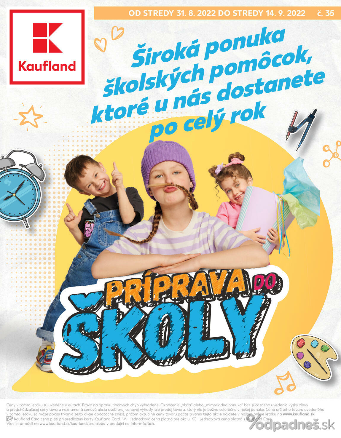 1. stránka Kaufland letáku