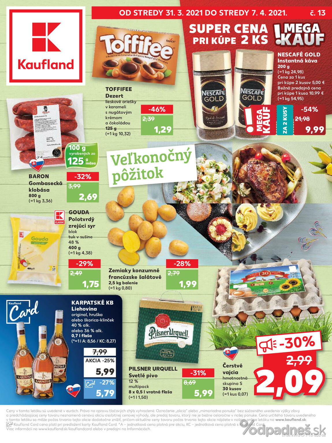 1. stránka Kaufland letáku
