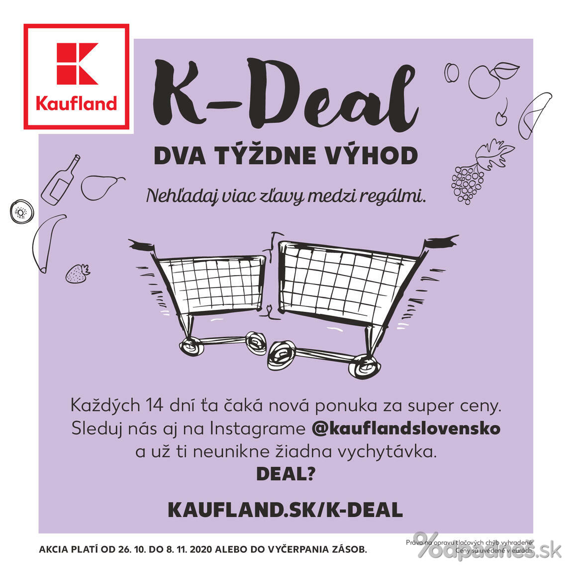 1. stránka Kaufland letáku
