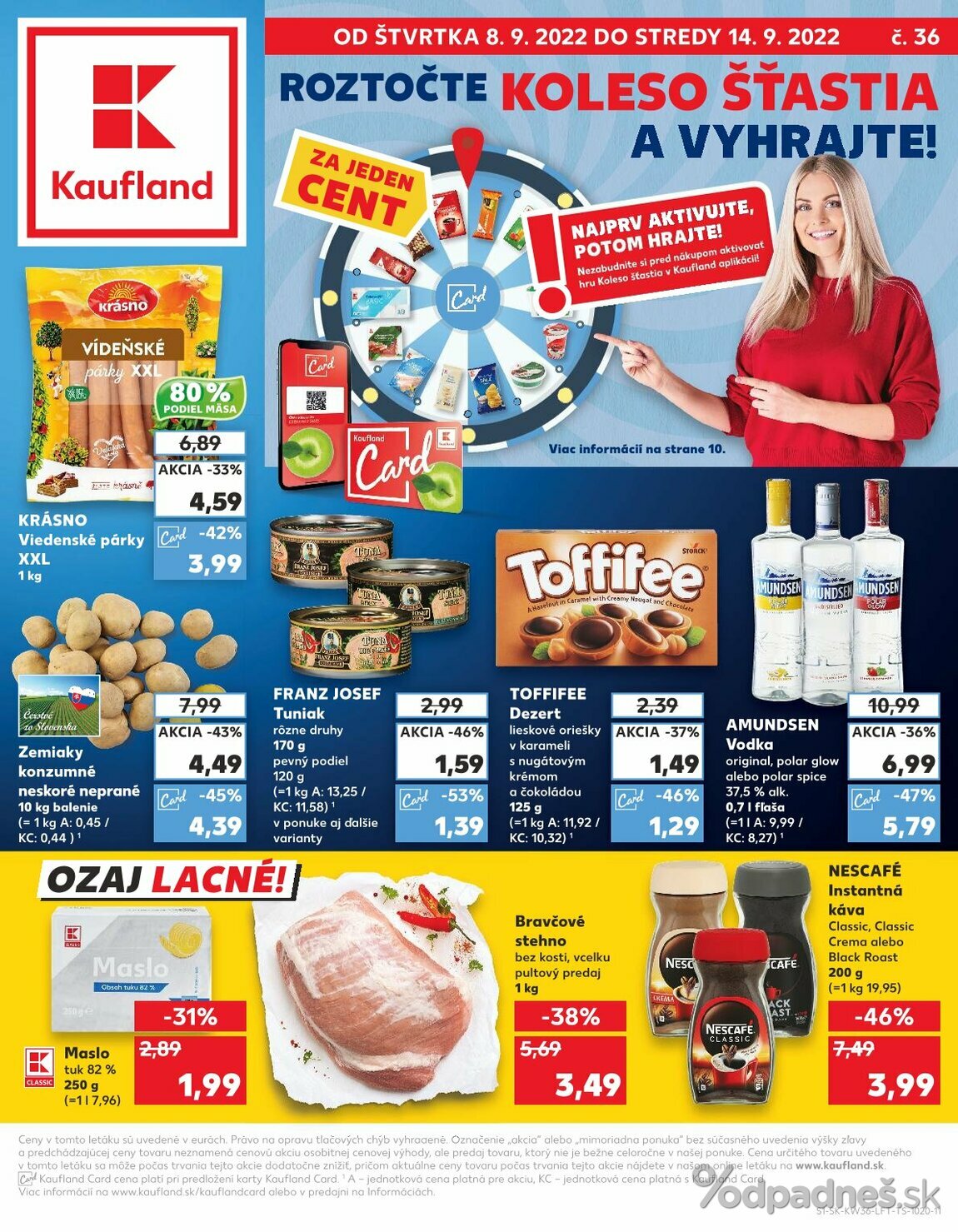 1. stránka Kaufland letáku