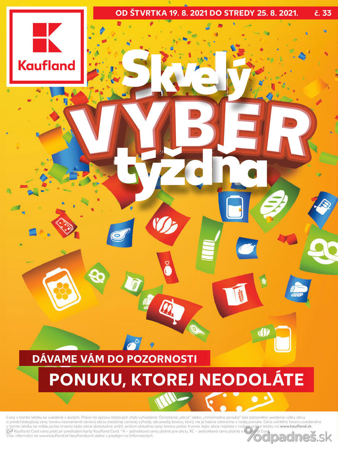 1. stránka Kaufland letáku