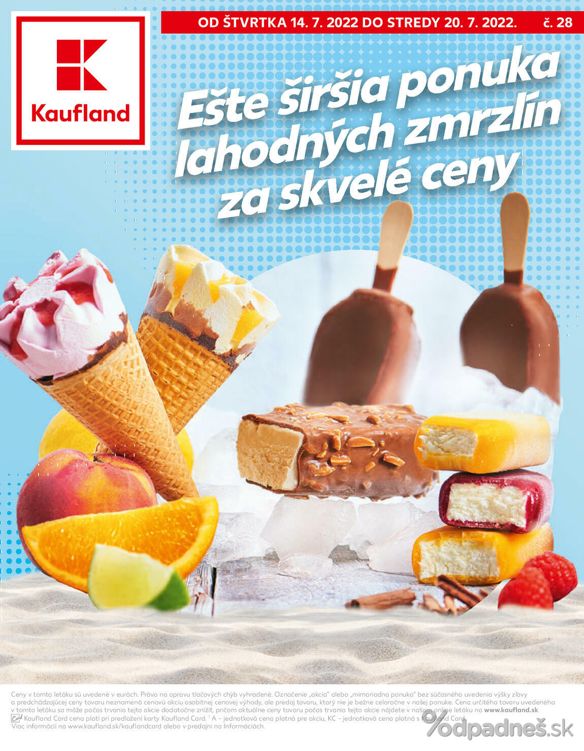 1. stránka Kaufland letáku
