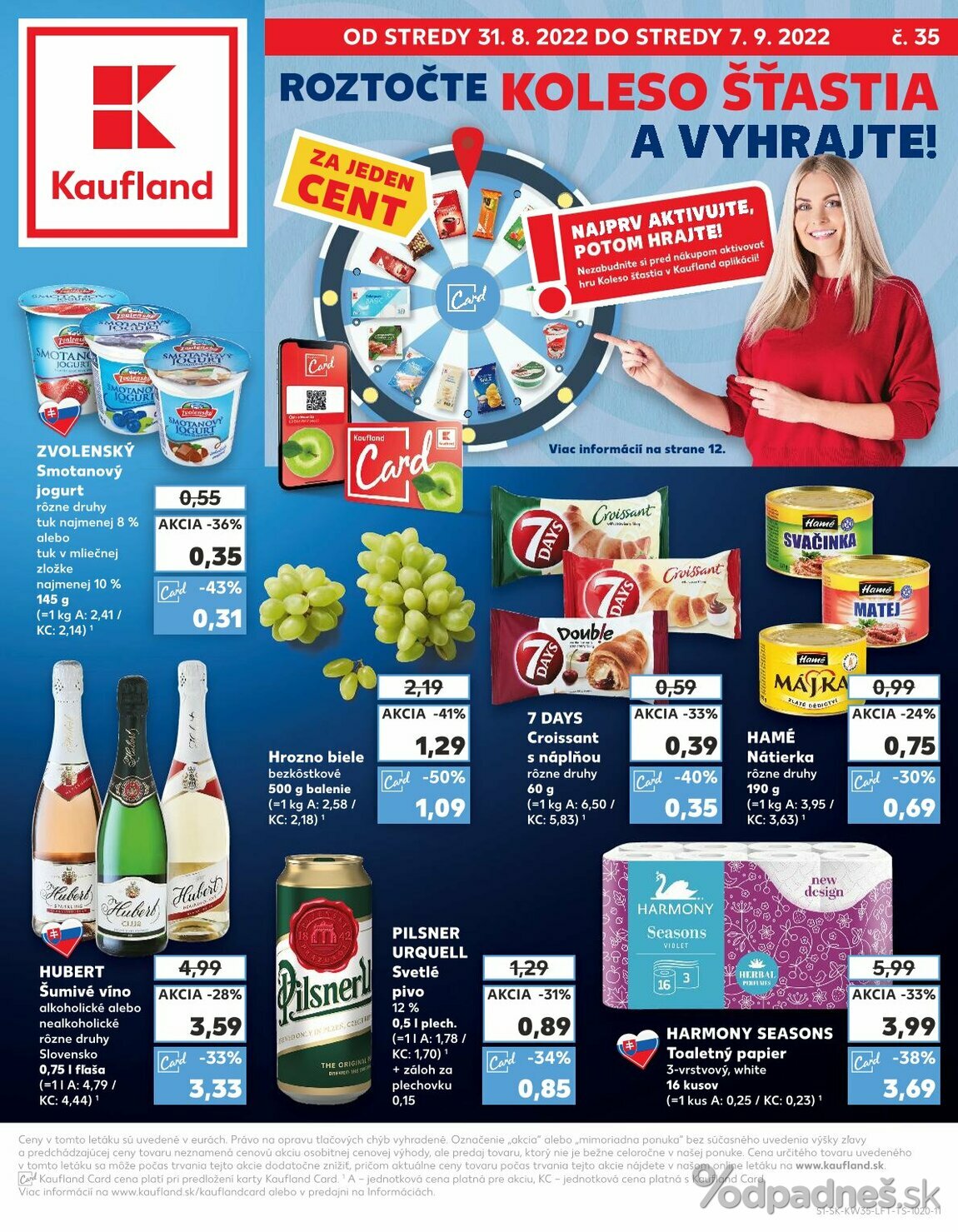 1. stránka Kaufland letáku