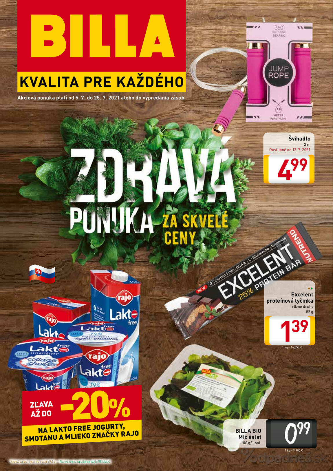 1. stránka Billa letáku