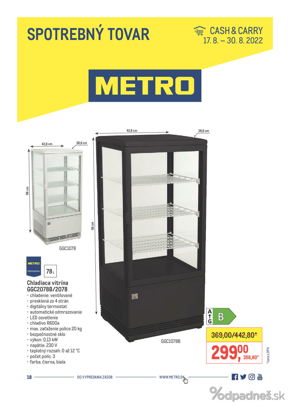 1. stránka Metro letáku