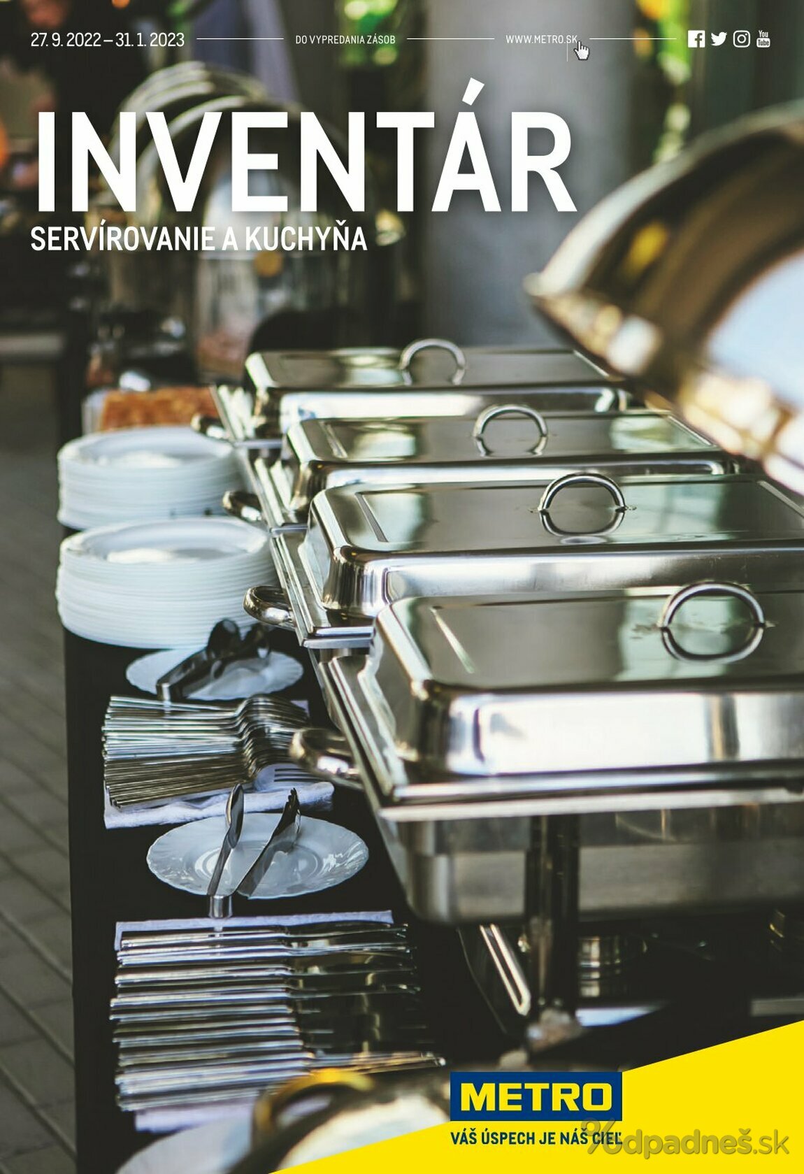 1. stránka Metro letáku