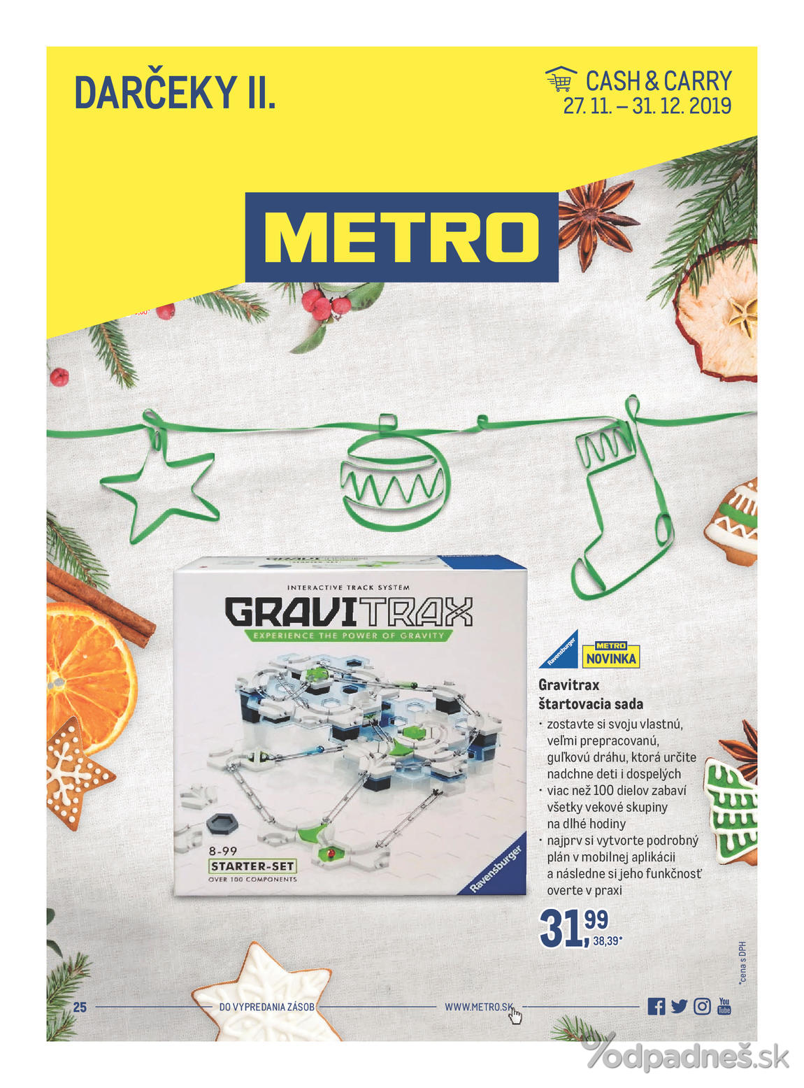 1. stránka Metro letáku