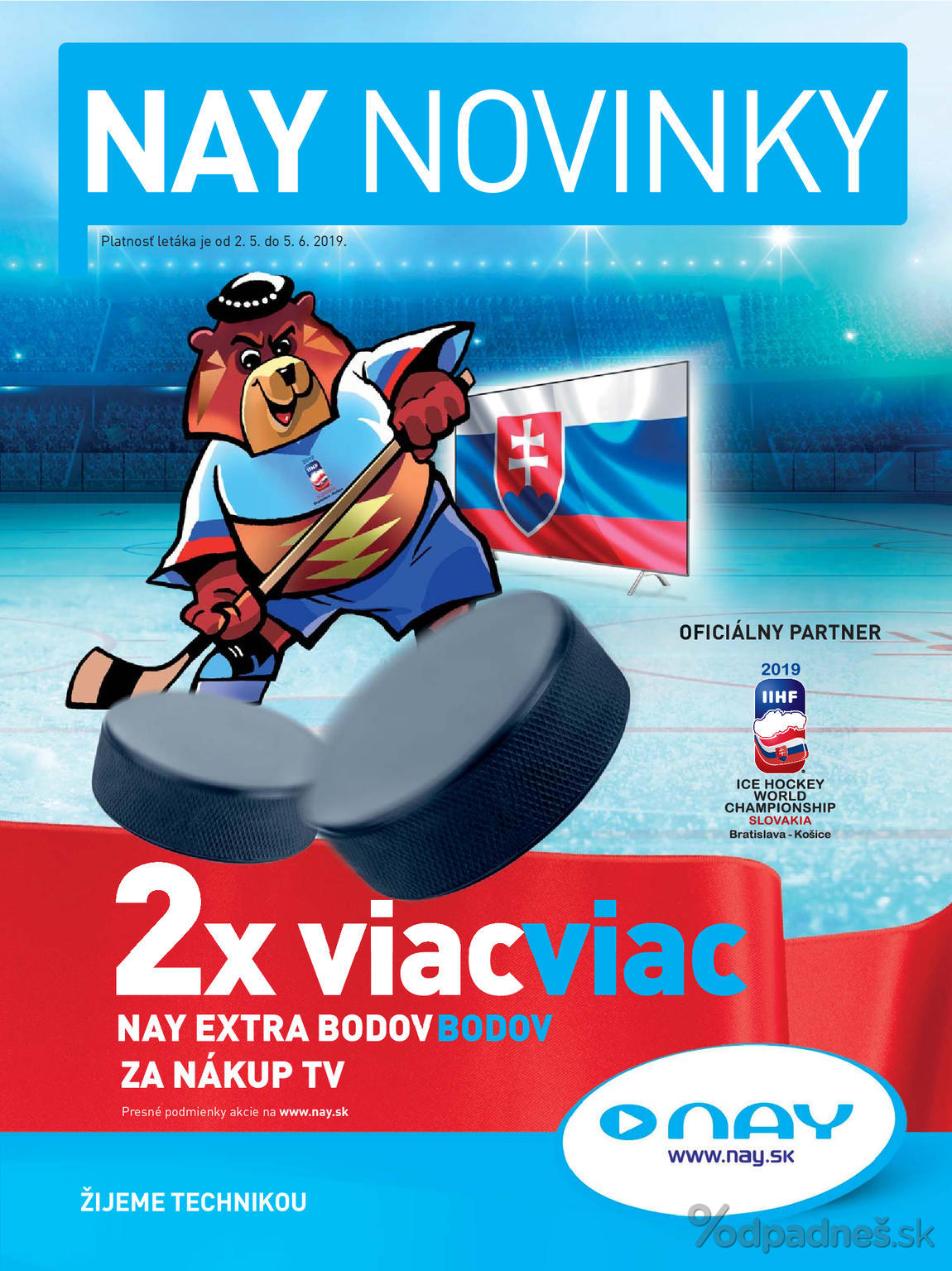 1. stránka NAY Elektrodom letáku