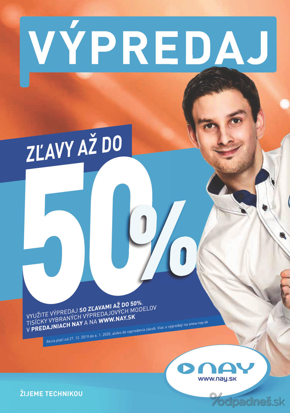 1. stránka NAY Elektrodom letáku