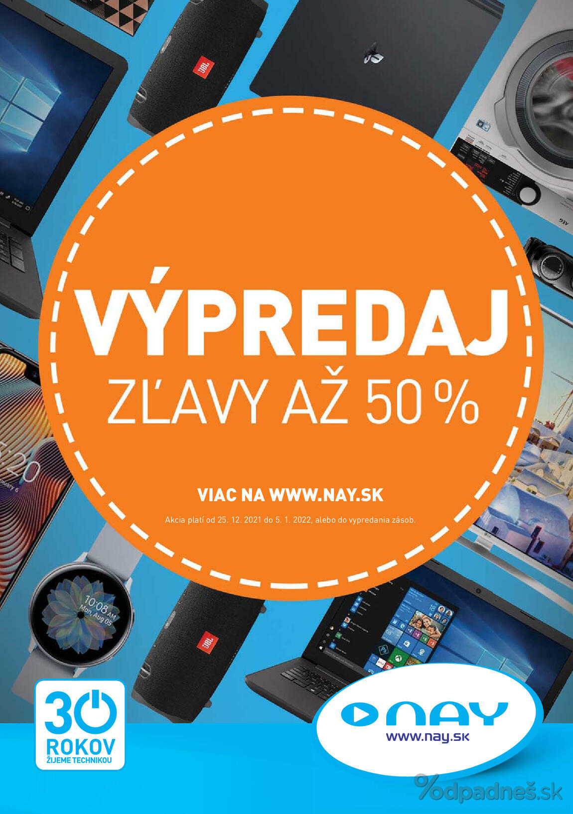 1. stránka NAY Elektrodom letáku