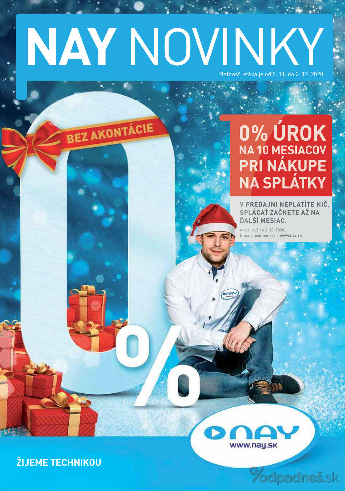 1. stránka NAY Elektrodom letáku