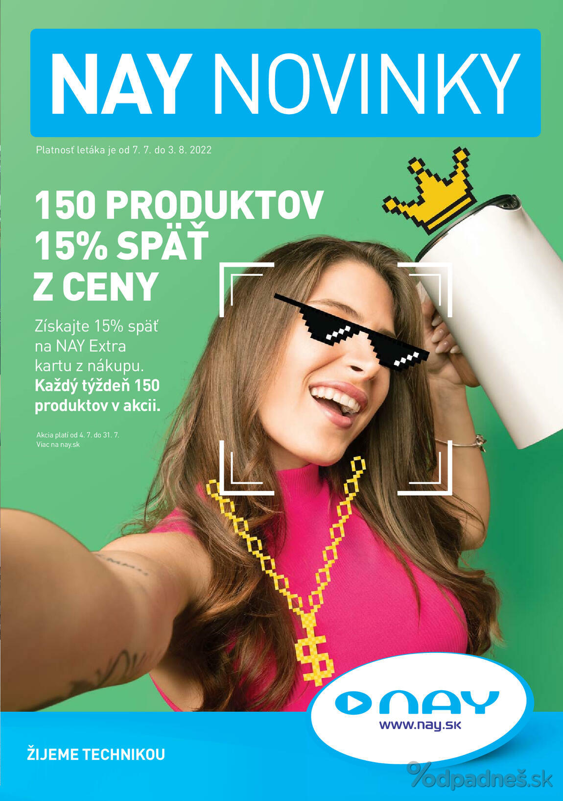 1. stránka NAY Elektrodom letáku