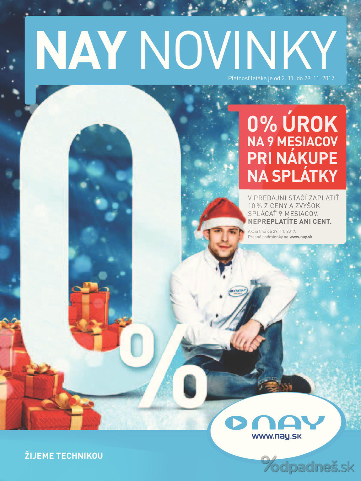 1. stránka NAY Elektrodom letáku